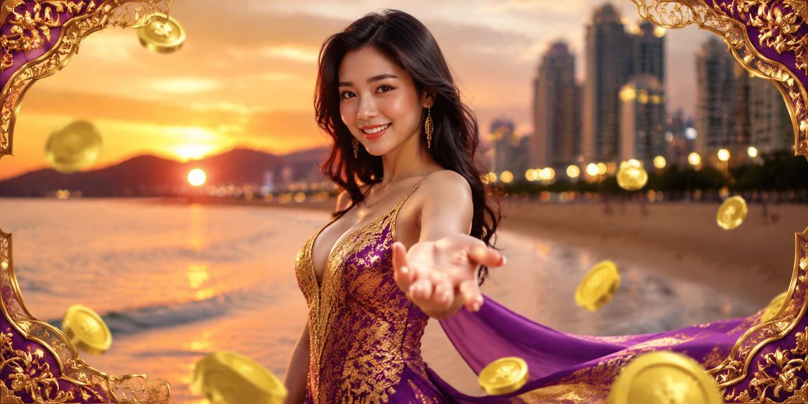 Người dùng tại Đà Nẵng thư giãn bên bờ biển và chơi jackpot slots trên điện thoại